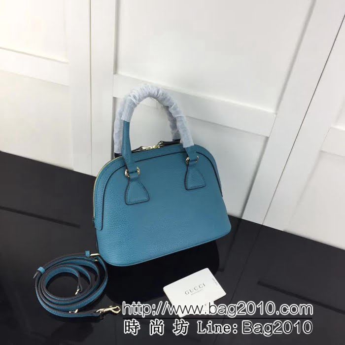 GUCCI古馳原單 新款專櫃品質原單貨實物實拍449661 藍色手提單肩斜挎包 HY1133